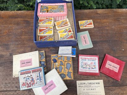 null MANNETTE of three educational games of the 60s including :
- Superb Boby school...