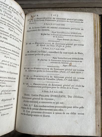 null Lot de deux livres comprenant : un rituel romain, vers 1747 et Bulletin des...
