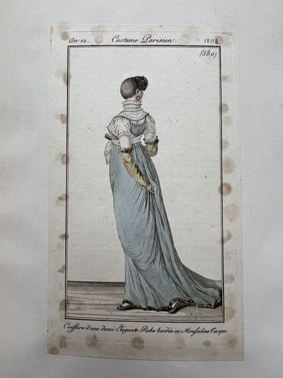 null Fashion of Paris, 19th century
Set of six volumes containing approximately 1180...