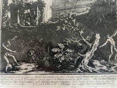 null D'après Giovanni Battista Piranesi dit Piranèse( 1720-1778)
Quatre vues de Rome...