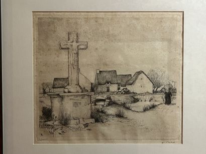 null Jean Emile LABOUREUR(1877-1943)
Views of Briere
Five etchings
18 x 19 cm 