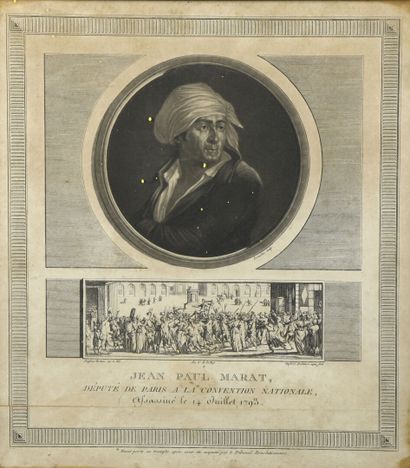 null After DUPLESSIS-BERTAUX
Portraits of the Revolution
Suite of nine engravings.
27...
