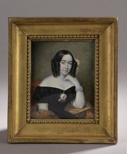 Daniel SAINT (1778-1847)
Portrait of Marie...