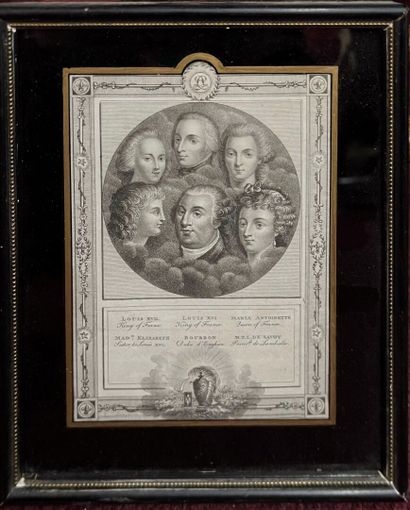null ENGLISH SCHOOL, circa 1795
King Louis XVI, The Queen and the Dauphin
Madame...