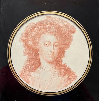 null D'après VAUSSIN, 1794
Marie-Antoinette d'Autriche, reine de France
Gravure à...