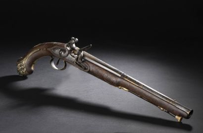 Long flintlock pistol for the Orient, Louis-Philippe...