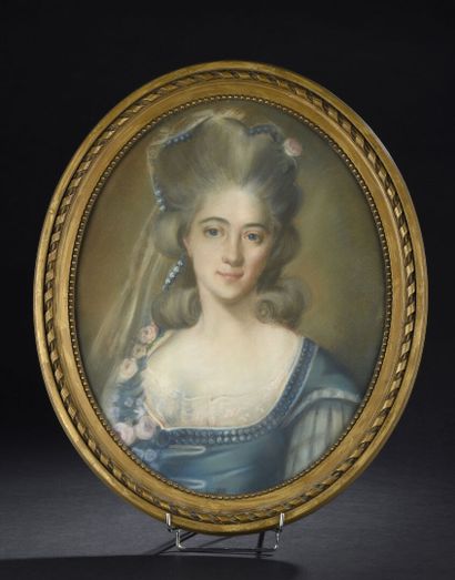 null 18th century FRENCH school
Portraits of a young woman and a young gallant
Pair...