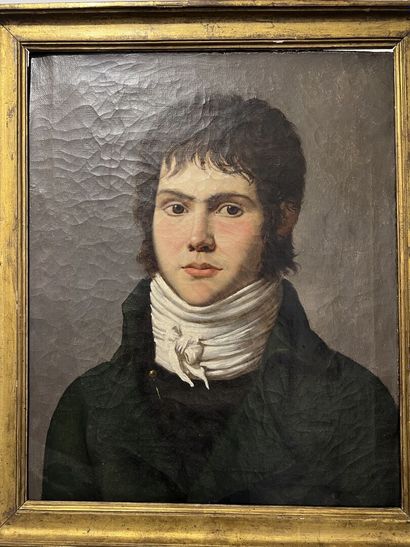 Ecole française vers 1810
Portrait d'homme...