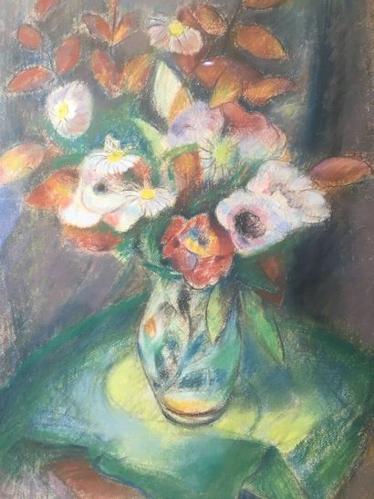Alfred DUNET (1889-1939)
Bouquet de fleurs
Pastel...