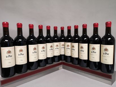 null 12 bouteilles Château LE PUY Cuvée "Emilien" - Francs Cotes de Bordeaux 2018...