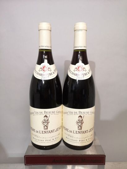 null 2 bouteilles BEAUNE 1er cru "Vignes de L'Enfant Jésus" - BOUCHARD Père & Fils...