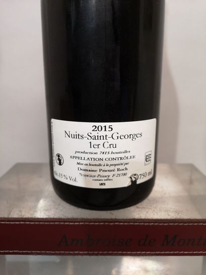 null 1 bouteille NUITS St. GEORGES 1er cru - PRIEURE ROCH 2015	
Etiquette légèrement...