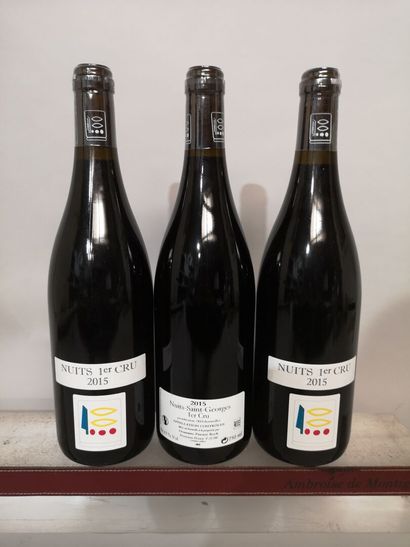 null 3 bouteilles NUITS St. GEORGES 1er cru - PRIEURE ROCH 2015
