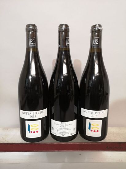 null 3 bouteilles NUITS St. GEORGES 1er cru - PRIEURE ROCH 2015
