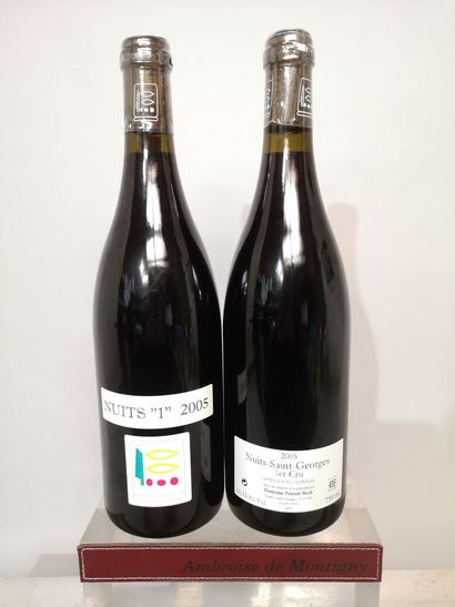 null 2 bouteilles NUITS St. GEORGES "1" (1er cru) - PRIEURE ROCH 2005
