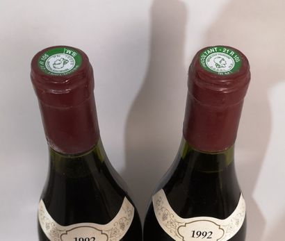 null 2 bouteilles CHASSAGNE MONTRACHET 1er cru "Clos de la Boudriotte" Rouge - Domaine...