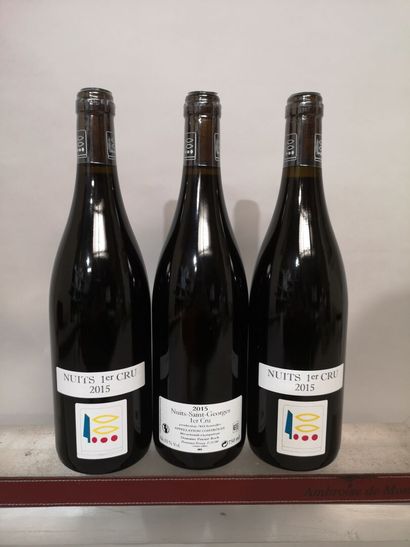 null 3 bouteilles NUITS St. GEORGES 1er cru - PRIEURE ROCH 2015
