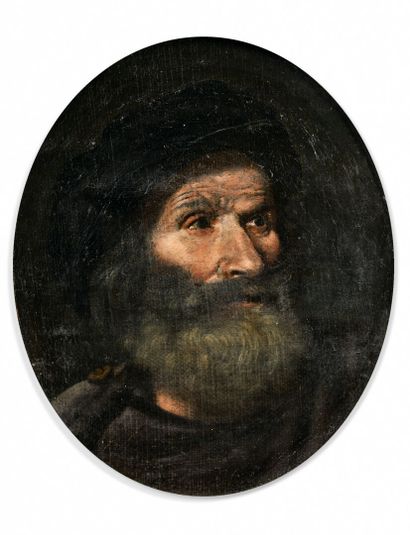 null Attribué à Michael SWEERTS (1618-1664)
Portrait d'un homme barbu
Toile marouflée...