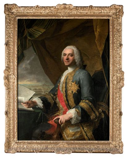 null Jean Marc NATTIER (1685-1766)
Portrait of Marc Pierre de Voyer de Paulmy, Count...