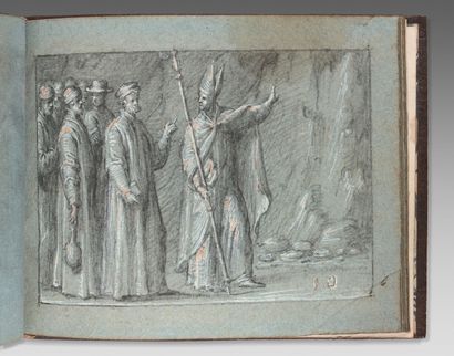 null Bernardino CAMPI (1520-1591)
Album contenant seize scènes de la vie de saint...