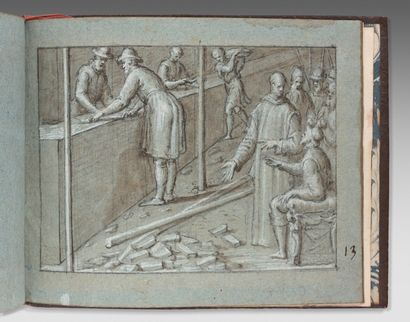 null Bernardino CAMPI (1520-1591)
Album contenant seize scènes de la vie de saint...