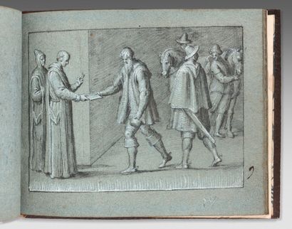 null Bernardino CAMPI (1520-1591)
Album containing sixteen scenes from the life of...