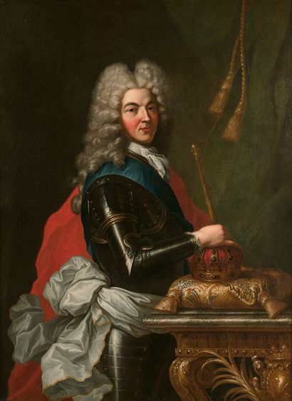 null École FRANCAISE, vers 1700, entourage de François de TROY
Portrait du duc du...