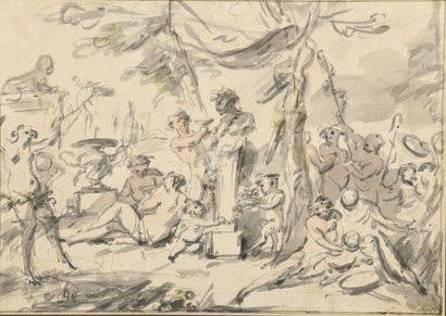 null FRENCH SCHOOL, entourage of Jean-Baptiste Marie PIERRE (Paris, 1714 - Paris,...