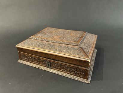 null Wooden box of Saint Lucia, late 17th-early 18th century
Rectangular shape, decorated...