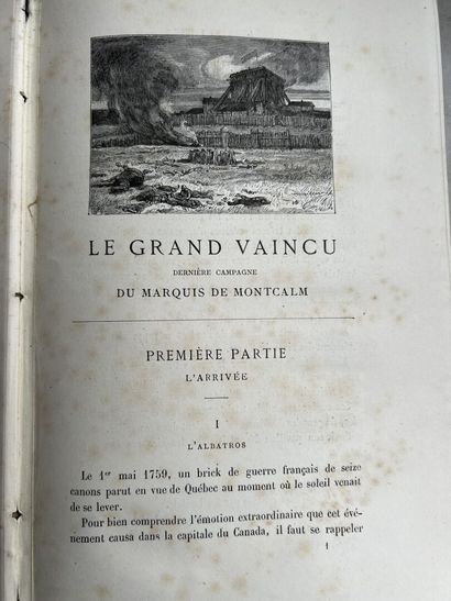 null Henri Cauvin, collection HETZEL 
Le Grand Vaincu, Dernière campagne du marquis...