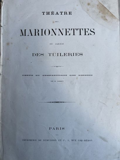 null Théâtre des marionnettes, Paris, 1863 
In-4
Rousseurs
 