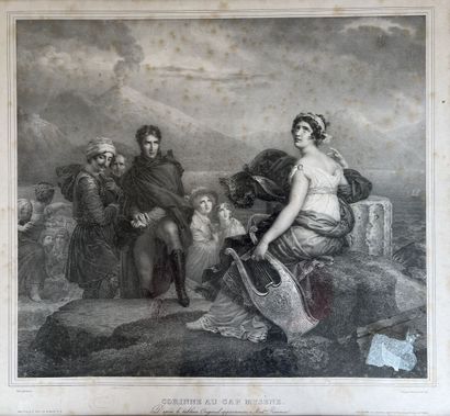 null After Gérard, engraved by Aubry-Lecomte 1828
Corinne at Cape Mysene
After the...