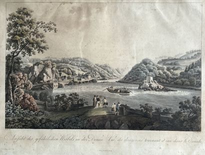null D'après Ferdinand RUNK (1764-1834)
Vue de la ville et des environs de Linz et...