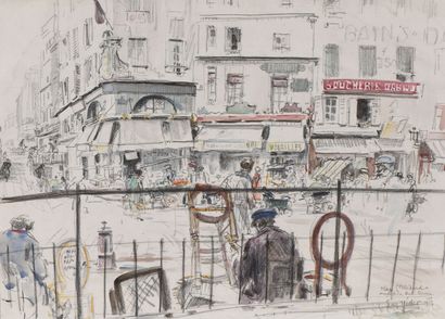 Eugène Véder (1876-1936)
Lot de trois dessins
Paris,...