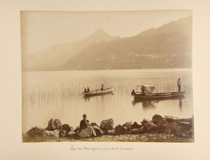null Georges BRUN (1841-1917) 
Picturesque Savoy, Aix-les-Bains, its lake and surroundings
Album...