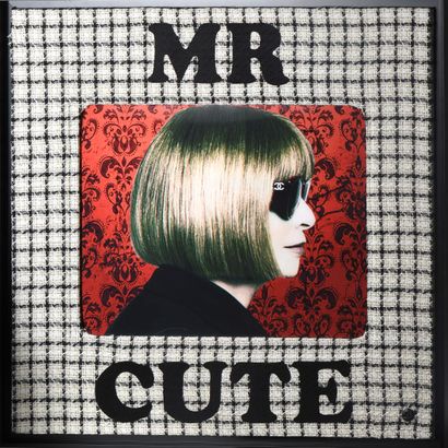 null Mr CUTE
Karl ft. Anna
Lenticular print, tweed and mixed media.
Signed and dated...