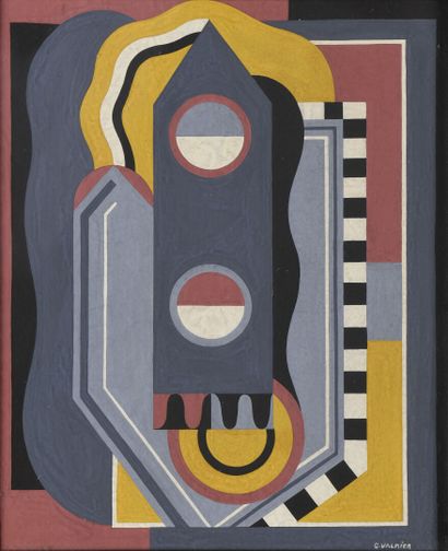 Georges VALMIER (1885-1937)
Motif décoratif,...