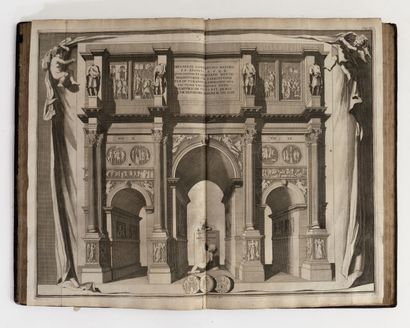 SCAMOZZI (Vincenzo). Oeuvres d'architecture de Vincent Scamozzi traduites en françois par Augustin Charles d'Aviler et Samuel du Ry. À Leyde, chez Pierre Van der Aa, 1713. 