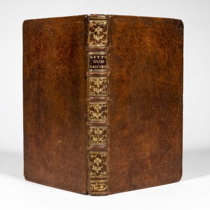 [JOUBERT DE LA RUE (Jean)]. Lettres d'un sauvage dépaysé à son correspondant en Amérique... A Amsterdam, chez J. F. Jolly, 1746.