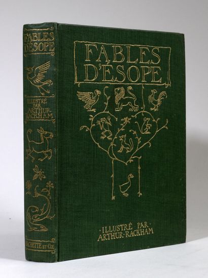 RACKHAM. ÉSOPE. Fables d'Ésope. Traduction nouvelle illustrée par Arthur Rackham. Paris, Hachette, 1913.
