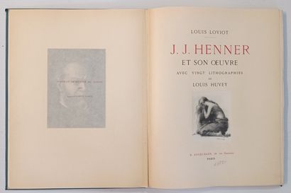 [Henner]. - LOVIOT (Louis). J. J. Henner et son oeuvre. Avec vingt lithographies...