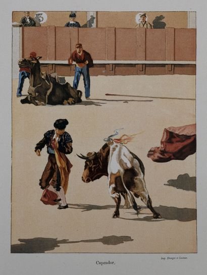 LUQUE. DAYOT (Armand). Les courses de taureaux. Paris, Baschet, [&1889].