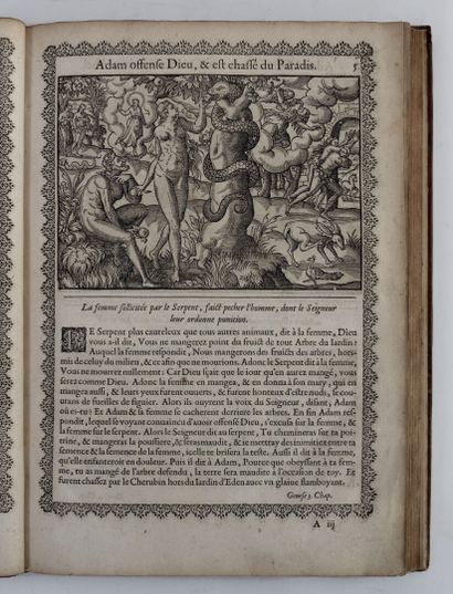 [Bible illustrée. Français. 1635]. FIGURES de la saincte Bible, accompagnées de briefs...