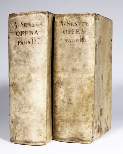 SÉNÈQUE ; SÉNÈQUE le Rhéteur. Opera quae extant omnia, variorum notis illustrata. Amstelodami, apud J. Janssonium, 1619. 