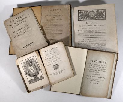 [Révolution française]. 5 volumes
