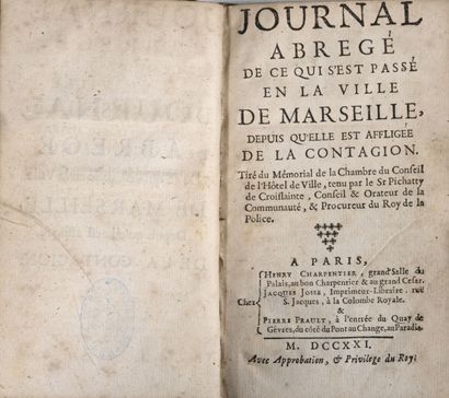 [Médecine]. Ensemble de 4 ouvrages du XVIIIe siècle. [Medicine]. Set of 4 works from...