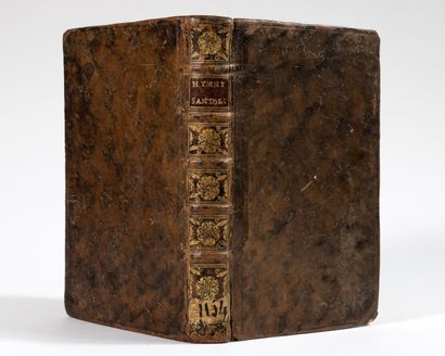 [Manuscrit]. SANTEUL (Jean-Baptiste, ou Jean de). Hymni sacri et novi aliaque poëtica opera. 1747. 