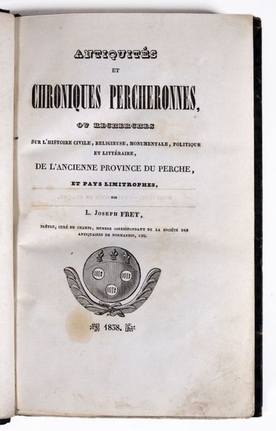 4 volumes. DES MURS (O.). Histoire des comtes du Perche de la famille des Rotrou,...