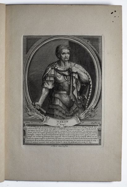 [Gravure]. TITIEN (d'après). DUFLOS. Empereurs et impératrices romans. A Paris, chez...