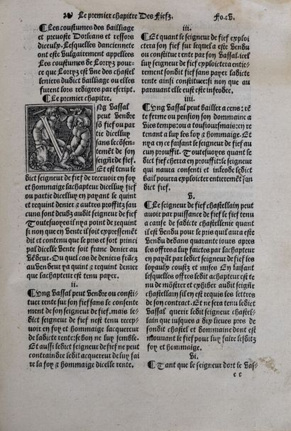 [Livre du XVIe siècle]. [Coutume. Bourges, Tours, Orléans. 1529]. CONSUETUDINES generales...
